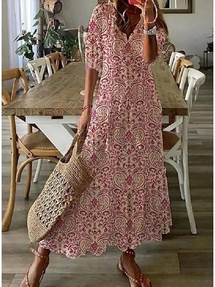 Anna™ – Robe Longue Femme Bohème Élégante pour Été