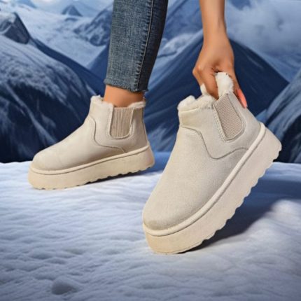 ArcticSleek - Bottes d’Hiver Doublées en Fourrure