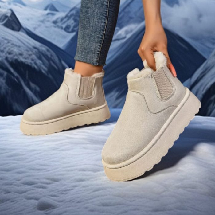 ArcticSleek - Bottes d’Hiver Doublées en Fourrure