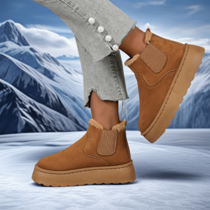 ArcticSleek - Bottes d’Hiver Doublées en Fourrure