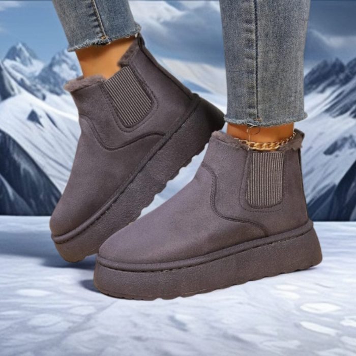 ArcticSleek - Bottes d’Hiver Doublées en Fourrure