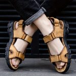 AventuraFlex™ – Sandales Homme Confortables en Cuir pour Randonnée
