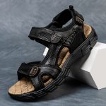 AventuraFlex™ – Sandales Homme Confortables en Cuir pour Randonnée