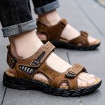 AventuraFlex™ – Sandales Homme Confortables en Cuir pour Randonnée