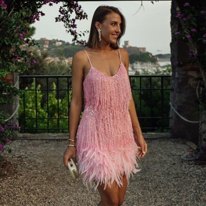 Clarisse™ – Robe de Cocktail Femme Élégante en Tissu Léger & Flatteur-2