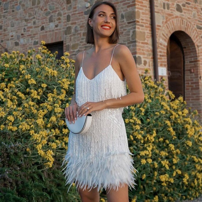Clarisse™ – Robe de Cocktail Femme Élégante en Tissu Léger & Flatteur-3
