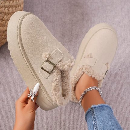 Boken™ – Bottes Hiver Femme Rétro en Peluche Douce et Confort Optimisé