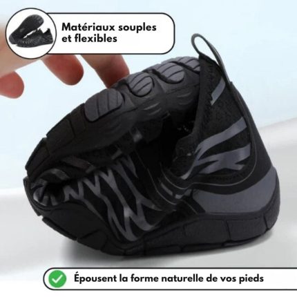 BreezaStep™ – Baskets Unisexe Sensation Pieds Nus