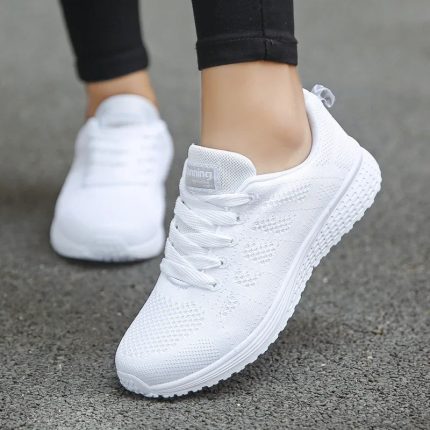 BreezyStep™ – Baskets Femme Élégantes en Maille Respirante Confort Durable