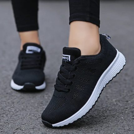 BreezyStep™ – Baskets Femme Élégantes en Maille Respirante Confort Durable