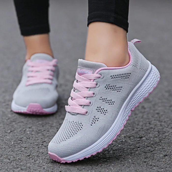 BreezyStep™ – Baskets Femme Élégantes en Maille Respirante Confort Durable