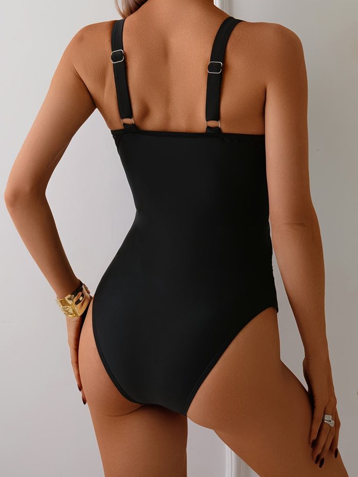 Calyssa™ – Maillot de Bain Femme 1 Pièce Sculptant avec Détail Gainant