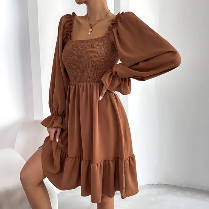 Variant image for Sibylle™ – Robe Femme Longue Élégante à Volants Légère pour Festivals-9