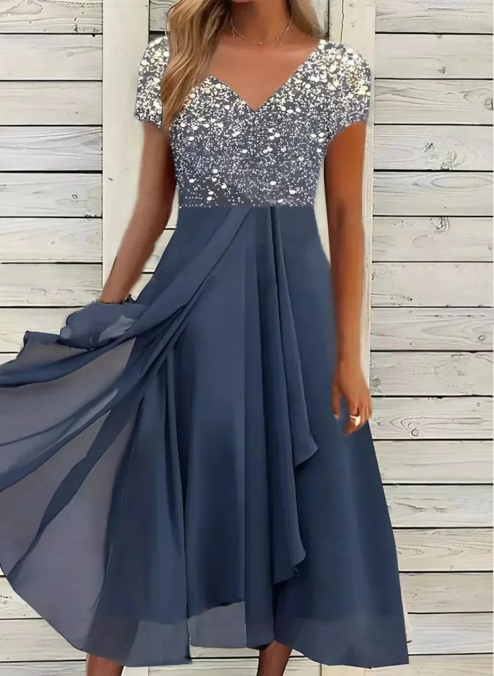 Carmela™ – Robe de Soirée Longue en Mousseline de Soie Élégante pour Femmes