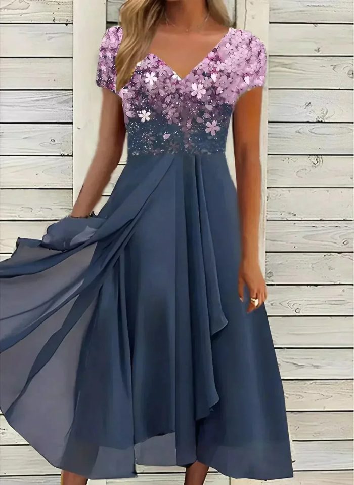 Carmela™ – Robe de Soirée Longue en Mousseline de Soie Élégante pour Femmes
