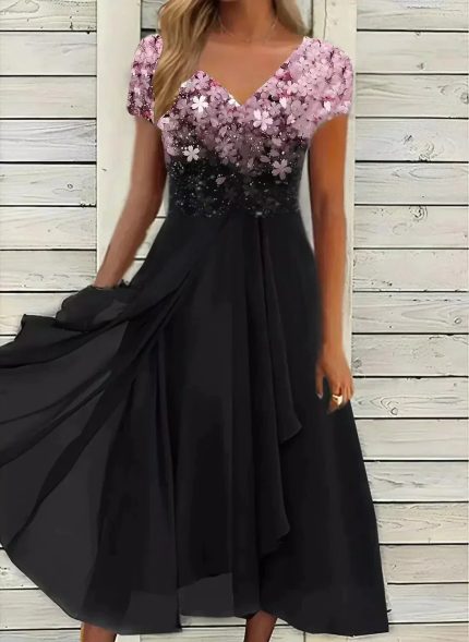 Carmela™ – Robe de Soirée Longue en Mousseline de Soie Élégante pour Femmes