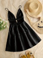 Cedralia™ – Robe Courte Élégante Sans Manche pour Soirée ou Mariage
