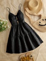 Cedralia™ – Robe Courte Élégante Sans Manche pour Soirée ou Mariage