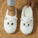 ChaudMiaou™ – Pantoufles en Fourrure avec Oreilles de Chat