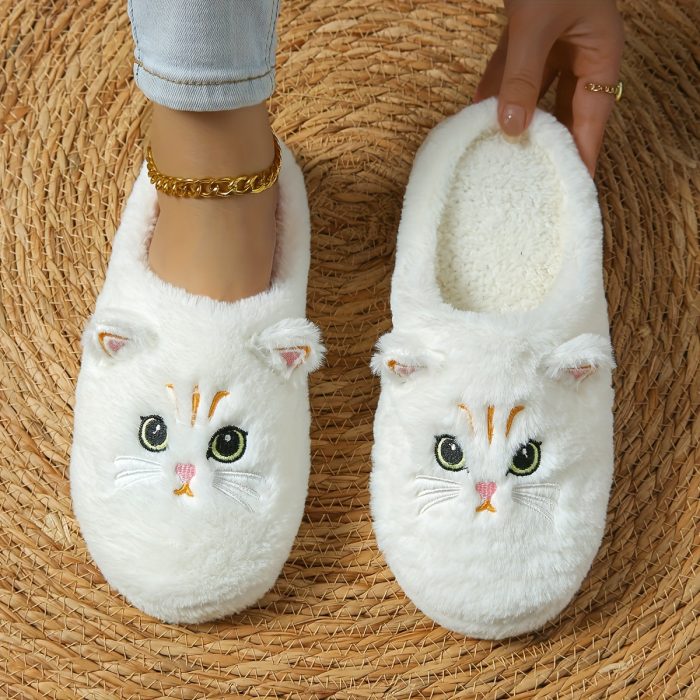 ChaudMiaou™ – Pantoufles en Fourrure avec Oreilles de Chat