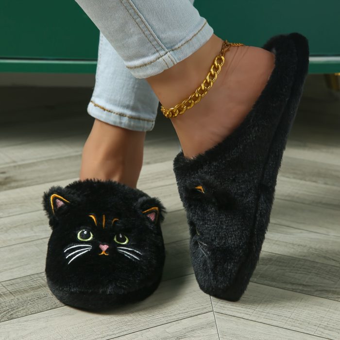 ChaudMiaou™ – Pantoufles en Fourrure avec Oreilles de Chat