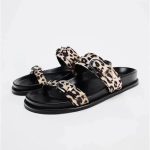 ChicLuxe™ – Sandales Femme à Plateforme Imprimé Léopard Confortables