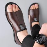 CoolStride™ – Sandales Homme Confort en Cuir pour Randonnée et Été