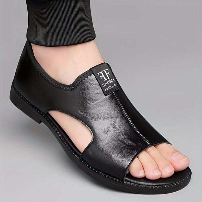 CoolStride™ – Sandales Homme Confort en Cuir pour Randonnée et Été