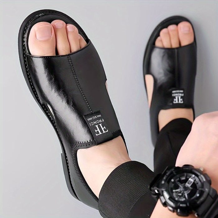 CoolStride™ – Sandales Homme Confort en Cuir pour Randonnée et Été