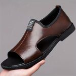 CoolStride™ – Sandales Homme Confort en Cuir pour Randonnée et Été