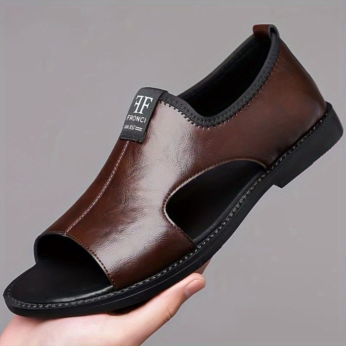 CoolStride™ – Sandales Homme Confort en Cuir pour Randonnée et Été
