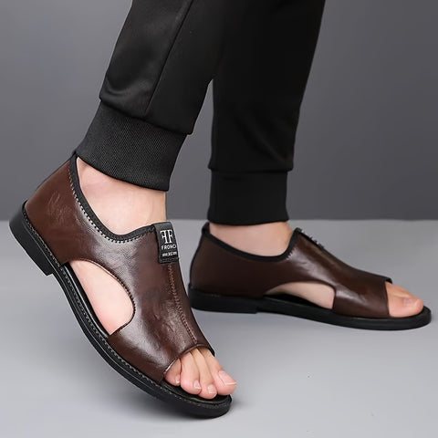 CoolStride™ – Sandales Homme Confort en Cuir pour Randonnée et Été
