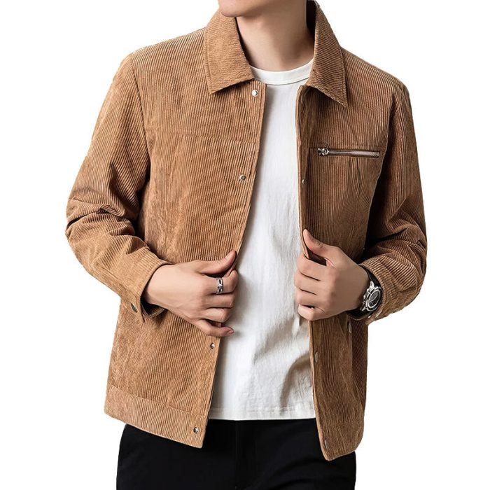 Cordedge™ – Veste Homme Sportive Élégante en Cordon Légère et Confortable-1