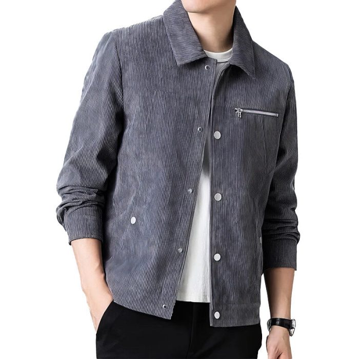 Cordedge™ – Veste Homme Sportive Élégante en Cordon Légère et Confortable-5