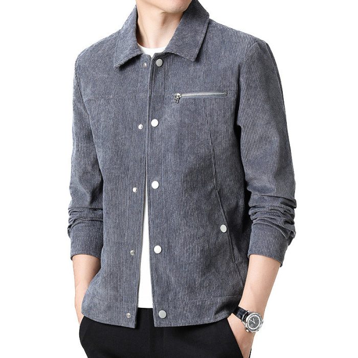 Cordedge™ – Veste Homme Sportive Élégante en Cordon Légère et Confortable-6