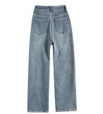 CosyDenim™ – Pantalon Jean Molletonné Femme