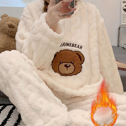 CosyFlakes™ – Ensemble Pyjama Polaire Ultra-Chaud