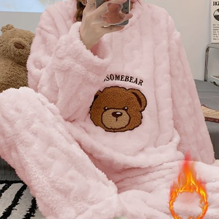 CosyFlakes™ – Ensemble Pyjama Polaire Ultra-Chaud