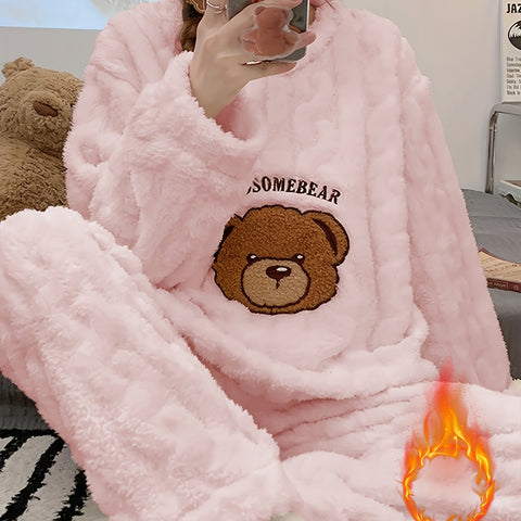 CosyFlakes™ – Ensemble Pyjama Polaire Ultra-Chaud