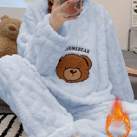 CosyFlakes™ – Ensemble Pyjama Polaire Ultra-Chaud