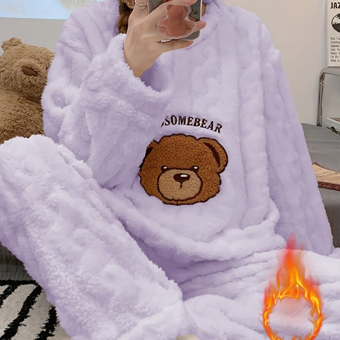 CosyFlakes™ – Ensemble Pyjama Polaire Ultra-Chaud