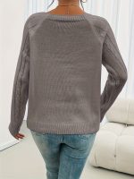 CosyTwist™ – Pull Femme Hiver Chaud & Tendance