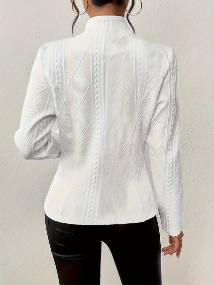 CourtiLux™ – Veste Mi-Saison Courte & Stylée pour Femme