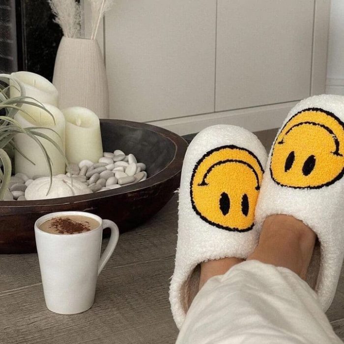 CozySmiles - Pantoufles Smiley