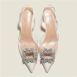 CrystalChic™ – Sandales Femmes Transparentes Confort Élégant & Polyvalent
