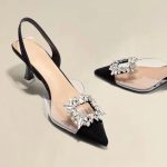 CrystalChic™ – Sandales Femmes Transparentes Confort Élégant & Polyvalent
