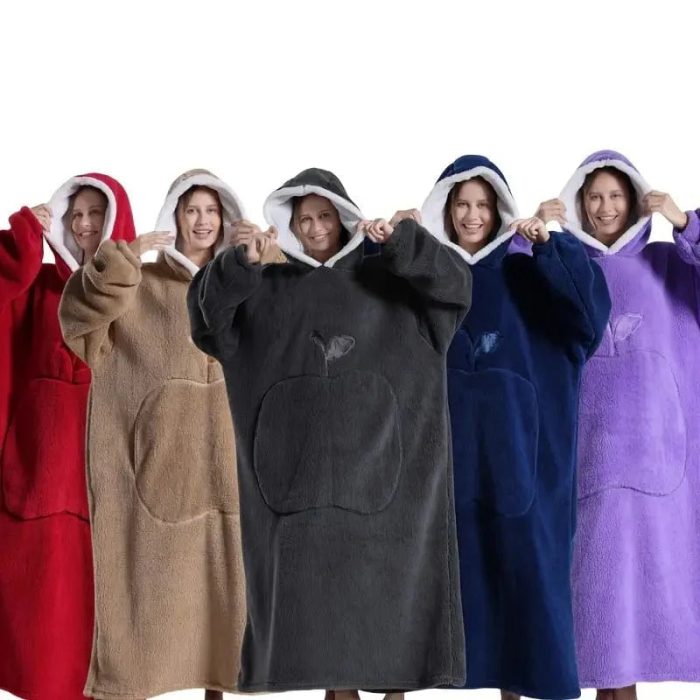 CuddleWrap™ – Sweat Plaid en Polaire Ultra-Doux