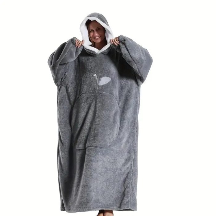 CuddleWrap™ – Sweat Plaid en Polaire Ultra-Doux