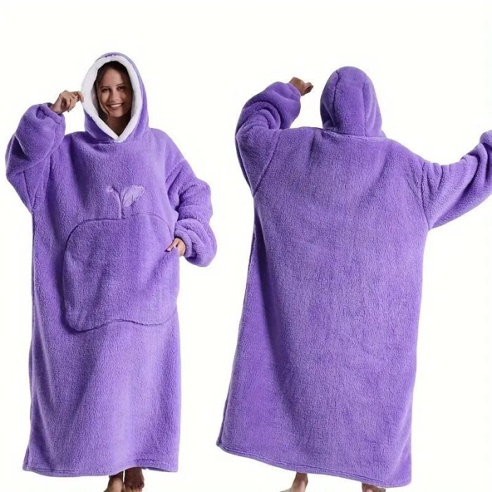 CuddleWrap™ – Sweat Plaid en Polaire Ultra-Doux
