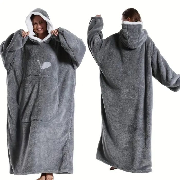 CuddleWrap™ – Sweat Plaid en Polaire Ultra-Doux